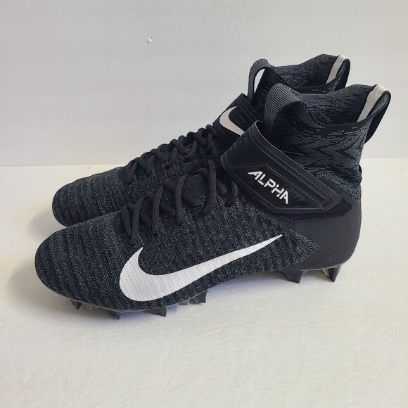 Nike Alpha Menace Elite 2 Flyknit Football Cleats BV3298-001 Size 13.5 Wide main image 7